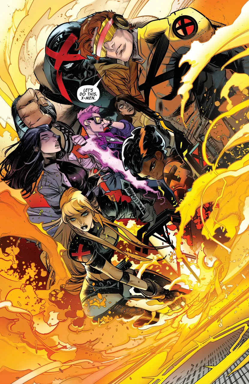 Comic demonstration page revealed after the turn